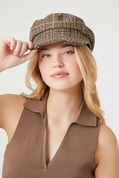 Plaid Cabbie Hat Cabby Hat Outfit, Cabbie Hat Outfit, Messenger Hat, Hats Outfit, Cabby Hat, Forever 21 Hats, Cabbie Hat, Cap Outfit, Hat Outfit