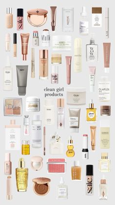 Clean Girl Products, Makeup Vanities, Girl Products, Clean Girl, Makeup Skincare, Skin Care Products, Care Products, Beauty Makeup, Skin Care