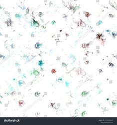 an abstract floral background with lots of small flowers on the left side of the image