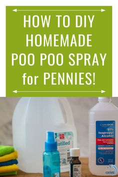 how to diy homemade pool poo spray for pennies