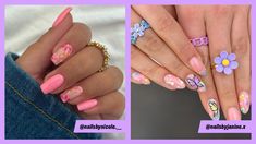 42 Spring Nail Art Designs To Try - Beauty Bay Edited Spring Nail Art, Floral Designs, Spring Nails, Nail Art Designs, Floral Design, Art Design, Nail Art, Pastel, Nails