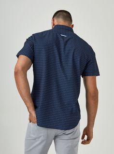 We created the perfect short sleeve button up, with the right mixture of comfort and style, just for you. Our performance shirts have 4-way stretch, are moisture wicking, wrinkle resistant and above all a great new addition to your wardrobe. The performance shirt will be your go-to for any occasion - day to night. This is a shirt that will have you satisfied at any given time. Details Model is 6'1" and wears a size medium. Care: Machine wash cold on delicate cycle with similar colors. Do not use Short Sleeve Button Up, Short Sleeve Button, Lifestyle Brands, Short Sleeve Shirt, Moisture Wicking, Fashion Forward, Sleeve Shirt, Casual Button Down Shirt, Colorful Shirts