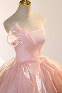 Step into a fairytale with this Elegant Shiny Pink Organza Ball Gown. The enchanting ball-gown silhouette with layers of airy organza flows beautifully to the floor, creating a graceful, voluminous effect that exudes elegance. Its strapless neckline and sleeveless design lend a modern touch, highlighting the neckline and shoulders with a soft, romantic look. The dress is available in a range of captivating colors—from sweet Candy Pink to sophisticated Silver-Gray—ensuring the perfect match for a Organza Ball Gown Princess Dress For Quinceanera, Organza Quinceanera Dress With Ruffles For Wedding, Princess Style Quinceanera Dress With Ruffles For Party, Princess Organza Ball Gown For Banquet, Princess Style Organza Ball Gown For Banquet, Wedding Quinceanera Dress With Ruffles In Organza, Organza Quinceanera Dress With Sweetheart Neckline, Organza Quinceanera Dress With Ruffles, Organza Quinceanera Dress With Sweetheart Neckline For Debutante Ball