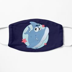 Get my art printed on awesome products. Support me at Redbubble #RBandME: https://www.redbubble.com/i/mask/Baby-Shark-by-medunetix/36107019.9G0D8?asc=u Shark Character