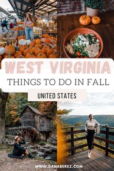 things to do in west virginia with text overlay that reads things to do in fall united states