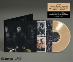 an image of the cover art for one direction, which includes two gold colored vinyl records