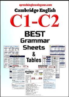 cambridge english cl - 2 best grammar sheets and tables