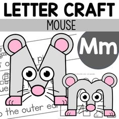 the letter m is for mouse and it's matching letters with each other to spell out