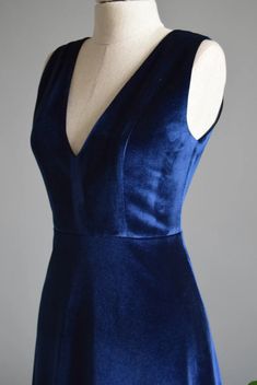 Made to Measure Blue Velvet Bridesmaid Dress for Women Deep V | Etsy Blue Velvet Bridesmaid, Navy Blue Wedding Party, Blue Wedding Party, Conservative Style, Navy Velvet Dress, Velvet Bridesmaid Dress, Velvet Bridesmaid, Conservative Fashion, Velvet Bridesmaid Dresses