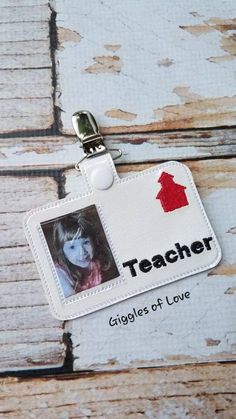 Pretend Play Teacher Educator Badge, Imaginary Play, Teacher Teaching School ToyHave a future Teacher on your hands? Make their imaginary play more realistic with this pretend, reusable Teacher ID badge! Made of durable marine vinyl, this badge has a special pocket to house a picture of your little medical professional along with the capability of writing their name with a dry erase marker (not included). Complete with a high quality clip that is safe on clothing and holds on tight.We also have Customizable White Novelty Craft Supplies, Customizable White Craft Supplies For Hobby, Customizable White Craft Supplies For School, Prek Teacher, Future Teacher, Teacher Badge, Teacher Teaching, Imaginary Play, Dry Erase Markers