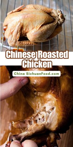 Learn how to make Chinese roasted chicken with a simplified method.Roasted chicken (烧鸡) actually is a large group of dish in China, differ from different area and cuisine.The recipe introduced here creates paper thin skins and tender meat. Tender Meat, Asian Inspiration, Chinese Recipes, Poultry Recipes, Meat Tenderizer, Roasted Chicken, Chinese Food, The Recipe, Asian Recipes