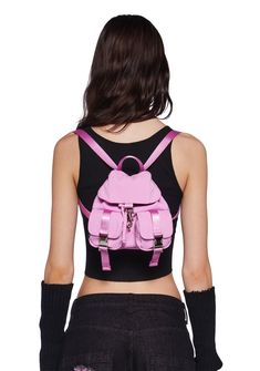 base Trendy Backpack For Outdoor Activities, Trendy Travel Backpack With Hasp Closure, Trendy Pink Backpack For Summer, Pink Summer Backpack With Adjustable Strap, Pink Backpack With Adjustable Strap For Summer, Pink Backpack With Adjustable Straps, Trendy Pink Outdoor Backpack, Trendy Outdoor Backpack For Summer, Pink Summer Backpack With Zipper Closure