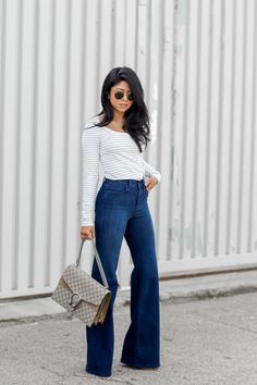 Pretty Winter Outfits, High Wasted Jeans, Look Office, Look Jean, Jeans Outfit Summer, Estilo Hippie, Chique Outfits, Outfit Trends