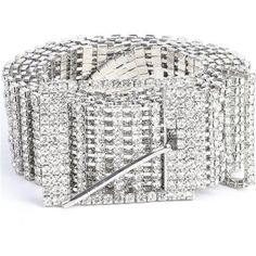 New Product Buckle Closure Dry Cloth Clean Materialthese Women Sexy Bling Bling Waist Belts Are Constructed Completely Of Silver-Tone Alloy With All Over Glittering Rhinestone Accents. Gleaming Crystals Add Opulent Shine To This Belt. Sizebelt Width : 1.4" ( 3.5 Cm ); Buckle Width : 1.77" ( 4.5 Cm ). Small Size Length: 41.34" ( 105cm ); Medium Size Length: 47.24" ( 120cm ); Large Size Length: 53.15" ( 135cm ). Flexible Size For An Adjustable Fit. Occasionadd A Statement-Making Finish To Your Loo Dresses Silver, Belt For Jeans, Bling Belts, Best Gifts For Girls, Crystal Dress, Embellished Belt, Waist Belts, Beautiful Belts, Rhinestone Belt