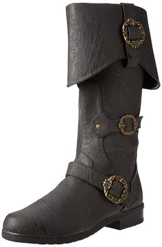 PRICES MAY VARY. True to size 16.25" Calf Circumference 13.375" Boot Shaft Height Peter Pan Kostüm, Medieval Boots, Steampunk Boots, Victorian Men, Pirate Boots, Victorian Shoes, Granny Boots, Fantasy Clothes, Victorian Boots