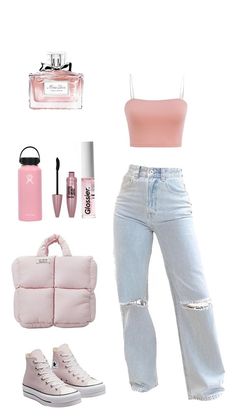 #fashion #outfits #outfitoftheday #outfitstyle #womanslook #womanoutfits #womanfashiontrend #moda #calças #pants #style #beautyroutine #clothes #clothesforwomen #roupas #trendy #winteroutfit #summerstyle #ropa Pink Converse Outfits, Converse Haute, Looks Pinterest, Casual Preppy Outfits, Trendy Outfits For Teens, Outfits With Converse, Casual Day Outfits, Cute Preppy Outfits, Easy Trendy Outfits