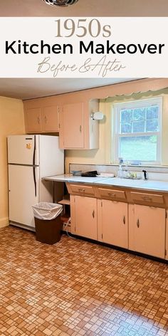 1950s kitchen makeover before and after 1950 Kitchen Remodel, 1950 House Remodel, Vintage Kitchen Cabinets 1950s, Cape Cod Kitchen Remodel, 1950s Kitchen Cabinets, 1950 House, 1950’s Kitchen, 1950 Kitchen, 1950s Kitchen Remodel