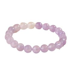 Pink Amethyst Bracelets For Healing, Pink Amethyst Healing Bracelet, Pink Amethyst Healing Bracelets, Purple Rose Quartz Round Jewelry, Purple Rose Quartz Gemstone Jewelry, Round Purple Rose Quartz Jewelry, Purple Rose Quartz Jewelry For Healing, Purple Rose Quartz Beads Jewelry, Purple Rose Quartz Round Beads Jewelry