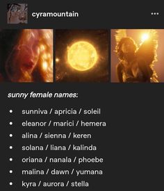 an image of the names of some people in front of a full moon and stars