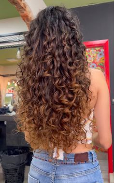 Curly Hair Carmel Lights, Curly Wavy Highlights, Natural Balayage Curly Hair, Long Curly Hair Light Brown, Sun Kissed Curly Hair Highlights, Hair Color For Wavy Hair Natural Curls, Caramel Balayage Wavy Hair, Light Brown Curly Hair Color Ideas, Dyed Brown Curly Hair