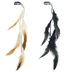 PRICES MAY VARY. Package Includes: You will receive 2 pcs feather clip comb in different styles, approx 13 inch in length. Material: The boho feather clips for hair are made of quality feathers, rope, beads and metal. Each feather has been carefully selected, it is light weight and no damage your hair. Versatile Feather Hair Clip: Feather extension for hair can be widely applied in many occasions, such as parties, weddings, performances, role playing, festivals, carnivals, costume parties and da Party Decor Diy, Boho Hair Accessories, Feather Extensions, Feather Hair Clips, Boho Hair, Hair Accessories Boho, Feather Hair, Costume Parties, Boho Feathers