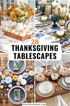 thanksgiving table settings and tablescape Hostess Tips, Thanksgiving Dinner Table Decorations, Outdoor Thanksgiving, Leaves Changing Color, Thanksgiving Dinner Table, Unique Thanksgiving, Thanksgiving Tablescape, Holiday Prep, Tablescape Ideas