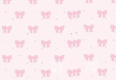 pink bows on a light pink background for wallpaper or fabric design, with glitter flecks