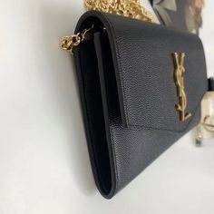 Size: 19cm*12cm*4cm It comes with Dust box, Care manual, Tag, and Paper bag. Yves Saint Laurent Bags, Versace Bags, Branded Packaging, Ladies Handbags, Chic Handbags, Saint Laurent Bag, Branded Handbags, Perfect Bag, Luxury Accessories