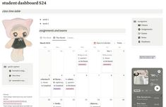 academic dashboard S24 Notion New Years Template, Academic Notion Aesthetic, Notion Layout Aesthetic, Uni Notion, College Notion, Online Studying, Notion Academic, School Notion, Notion Study