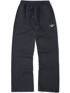 This is a comfortable and casual pants that are made out of high quality cotton and polyester fabric. With design detail of comfortable regular silhouette and elastic waistband with string, it gives a trendy and refined look.- Soft fleece fabric- Logo embroidery detail- Elastic waistband with string- Regular silhouette Cotton Drawstring Pants With Straight Hem, Drawstring Cotton Pants With Straight Hem, Cotton Sweatpants With Drawstring, Wide-leg Cotton Sweatpants With Comfort Waistband, Cotton Wide-leg Sweatpants With Comfort Waistband, Comfort Waistband Cotton Wide-leg Sweatpants, Leisure Cotton Pants With Straight Hem, Cotton Pants With Straight Hem For Leisure, Cotton Straight Sweatpants For Leisure