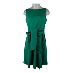 Eliza J Green Sleeveless Fit And Flare Dress 4p Cut Out Back Wide Waistband Sash Side Pockets Pre-Owned Never Used In Good Condition. Reach Out If You Have Any Questions. Sleeveless Green Dress With Bow, Sleeveless Workwear Dress With Bow, Green Sleeveless Dresses With Bow, Green Sleeveless Dress For Formal Summer Occasions, Green Sleeveless Dress For Formal Summer Events, Formal Green Sleeveless Dress For Summer, Summer Green Sleeveless Dress For Formal Events, Sleeveless Cotton Dress With Bow, Green Sleeveless Midi Dress For Formal Occasions