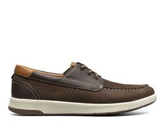 Casual Boat Shoes With Ortholite Insole And Moc Toe, Leather Low-top Boat Shoes With Ortholite Insole, Leather Boat Shoes With Removable Insole, Casual Leather Boat Shoes With Rubber Sole, Casual Leather Low-top Boat Shoes, Leather Lace-up Boat Shoes With Textured Sole, Leather Boat Shoes With Cushioned Footbed, Casual Leather Boat Shoes With Textured Sole, Low-top Leather Boat Shoes