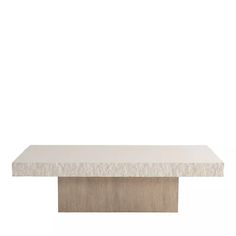 a white and beige table on a white background