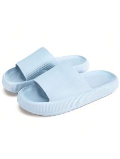 [Super Soft & Lightweight]Latest Technology-Super Soft Home Slippers use ultra rebound soles to make you feel like you are stepping on the cloud, giving you a sense of cloud feet, And Lightweight material is more comfortable than rubber slippers / sandals.[Thick Sole Design]Different from other plastic home slippers, this pair of massage slippers use about 1.6 inch - 4cm thick sole, which makes you taller and more wear-resistan.Slippers For Women And Men, Pillow House Slippers Shower Shoes Indoo Comfortable Lightweight Flat Slippers, Indoor Slides, Rubber Slippers, Shower Shoes, Slides For Women, Home Slippers, Slippers For Women, Grey Baby, Clean Shoes