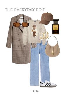 Daily outfit inspo | everyday outfit edit | brown outfit inspo | brown aesthetic | caramel outfit inspo | coffee aesthetic | brown leather jacket | polo Ralph Lauren teddy sweater | Ralph Lauren | brown sunglasses edit | adidas samba sneakers outfit | coach tabby bag | brown coach tabby purse | popular outfit trends | elevated jeans outfit | brown aesthetic | gold jewelry | Tom ford’s perfume| elevated everyday fit | #outfitstyle #outfitpost #outfitgoals #outfitideasforwomen #outfittrends #poloralphlauren #ralphlaurenwomensclothing #coach #samba #adidasshoeswomen #brown #aesthetic #aestheticoutfit #aestheticstyle #lifestyle #blog #fashioneditorials Brown Purse Outfit Ideas, Elevated Jeans Outfit, Teddy Sweater Outfit, Samba Sneakers Outfit, Coffee Aesthetic Brown, Tabby Purse, Brown Purse Outfit, Caramel Outfit, Ralph Lauren Aesthetic Outfit