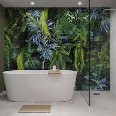 Plant Wall Bathroom, Waterproof Bathroom Wall Panels, Bathroom Splashback, Acrylic Wall Panels, Acrylic Bathroom, Bathroom Paneling, Bathroom Wall Panels, Shower Wall Panels, Wooden Wall Panels