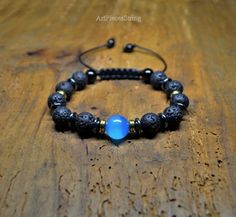 Easy Bracelet, Cat Eye Bracelet, Mens Beaded Necklaces, Bracelet Luxury, Womens Bracelet, Lava Stone Bracelet, Volcanic Stone, Stainless Steel Chain Necklace, Lava Beads