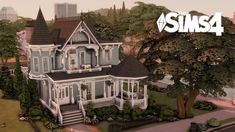 an image of a large house in the game sims 4