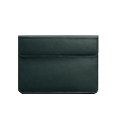 a black leather case for an ipad