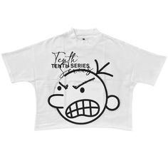 No Squares T-Shirt Big Print Fast Shipping $35 Lowest I Can Do Custom Deadstock Hit Me With Questions Pixel Face Print Shirt, Harajuku Goth, Cartoon Tops, Gothic Tops, Streetwear Mens, Y2k Clothing, Top Streetwear, Streetwear Tshirt, Streetwear Y2k