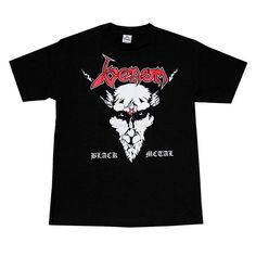 Get your product: Venom Black Metal Rock Band Men T-Shirt Red Logo
1. PRODUCT INFORMATION:

Proudly printed in America
5.3 oz, unisex fit
Heavy cotton, classic midweight fabric
Material: 100% cotton | Dark Gray: 50% cotton:50% polyester | Light Gray: 90% cotton:10% polyester
Double-needle stitched neckline, bottom hem, and sleeves
Quarter-turned to eliminate center crease
7/8 inch collar
Tear-away label
Machine-wash safe
Copyrighted artwork
2. SIZE CHART:
3. RETURN:
We will gladly issue you a re Red Band Logo T-shirt, Rocker Style Screen Print T-shirt For Streetwear, Red Band Logo T-shirt Merch, Red T-shirt With Band Logo For Fans, Red Cotton T-shirt With Band Logo, Rock Style Band Logo T-shirt For Streetwear, Rock Style Cotton T-shirt With Logo Print, Rock Style T-shirt With Logo For Concerts, Black Cotton Rocker T-shirt