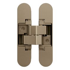 an image of a pair of door hinges on a white background with clipping