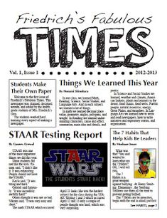 the front page of a news paper with star wars images on it and text that reads,'friday's fabulous times things we learned this year '