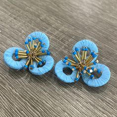 These flower studs are the perfect addition to any outfit for the perfect pop of color. Comes in 2 colors. Trendy Blue Earrings For Spring, Blue Flower Earrings For Summer Party, Blue Spring Earrings For Pierced Ears, Blue Flower Earrings For Spring Parties, Blue Flower Shaped Earrings For Summer, Blue Flower Earrings For Party, Blue Flower Earrings For Spring, Turquoise Earrings For Spring Party, Turquoise Flower Earrings For Summer