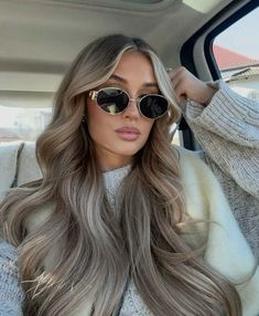 Ash Brown Hair Balayage, Ashy Blonde Hair, Blond Beige, Beige Blonde Hair, Perfect Blonde Hair, Rambut Brunette, Sunglass Collection, Ash Hair