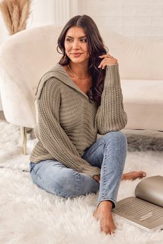 Stay snug and stylish with our Chunky Knit V-Neck Sweater! Designed for both warmth and fashion, this sweater boasts a chunky knit texture and a flattering V-neck collar, making it your go-to choice for a cozy yet effortlessly chic look all season long. Product code: CAA06A3J043HG Features:  Knit V-neckline Basic collar Long sleeves Ribbed trim Material: 100%ACRYLIC. Chunky Knit Sweaters, Knit Texture, Swimwear Beach, Knit Sweaters, Long Style, Beach Look, Chunky Knits Sweater, Beach Blanket, Beach Dresses