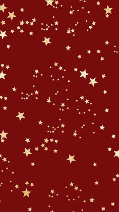 a red background with gold stars on it