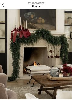 The Mcgee Home, Mcgee Home, Holiday Traditions Family, Holiday Mantel, Quotes Inspiring, Studio Mcgee, Christmas Mood