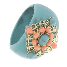 Teal Fashion, Jewelry Quotes, Teal And Grey, Red And Teal, Pink Themes, White Coral, Aqua Turquoise, Turquoise Cuff