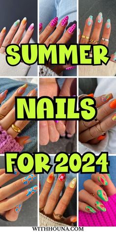 Summer is finally here and I can bet you're on the hunt of the most gorgeous summer nails of 2024 to recreate. If so, you're in the right place because as a nail artist, I've got you cute and trendy summer nail designs that are going viral on all socials. You'll find everything from summer nail inspo, trending summer nails 2024, bright summer nails 2024, summer nails inspiration, summer nail ideas 2024, cute summer nails 2024, and so much more. Trendy Summer Nail Designs 2024, August Nails Ideas 2024, Summer Nails Inspo 2024, Best Summer Nail Color, Trending Summer Nails, Summer Nails Inspiration, Bright Nail Designs, Nails Inspiration Summer